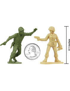 Juego de Soldados de Plástico BMC Toys - 101 Piezas 2