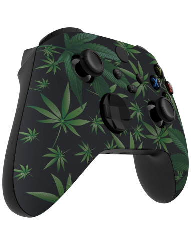 Carcasa eXtremeRate Verde Weeds para Controlador Xbox Series X/S