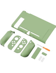 Funda Ergonómica PlayVital para Nintendo Switch Verde 2