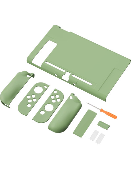 Funda Ergonómica PlayVital para Nintendo Switch Verde