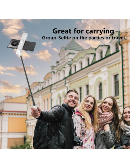 Trípode Selfie Bollove Retráctil 101.6 cm con Luz y Control Remoto