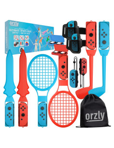Paquete Accesorios Orzly 13 en 1 para Nintendo Switch