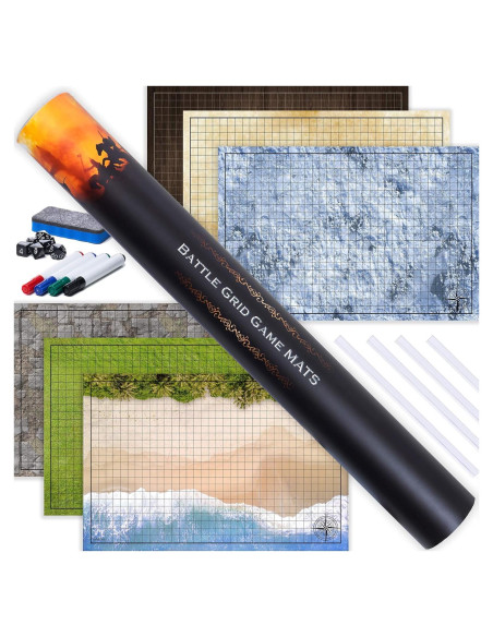 Tapete D&D TidyBoss Doble Cara 61x91 cm + Accesorios