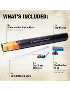 Tapete D&D TidyBoss Doble Cara 61x91 cm + Accesorios 2