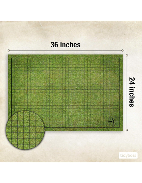 Tapete D&D TidyBoss Doble Cara 61x91 cm + Accesorios