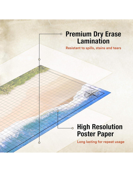 Tapete D&D TidyBoss Doble Cara 61x91 cm + Accesorios