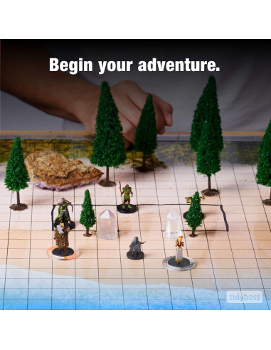 Tapete D&D TidyBoss Doble Cara 61x91 cm + Accesorios