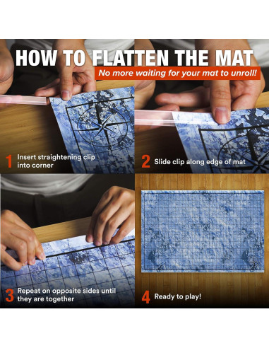 Tapete D&D TidyBoss Doble Cara 61x91 cm + Accesorios