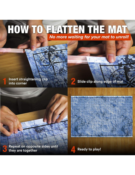 Tapete D&D TidyBoss Doble Cara 61x91 cm + Accesorios