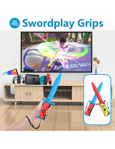 KUNSLUCK Kit 12 en 1 Accesorios para Deportes Nintendo Switch