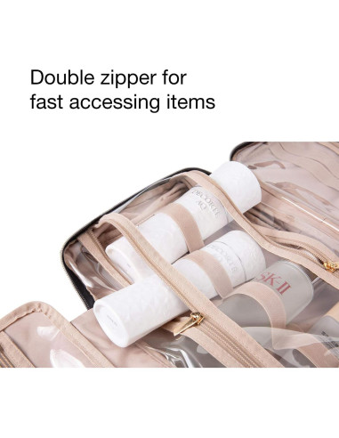 BAGSMART Bolsa de Aseo Grande Organizador de Viaje Negro