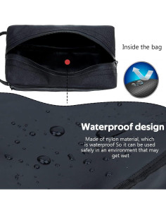 FUNSEED Bolsa de Aseo de Viaje Unisex Resistente al Agua 2
