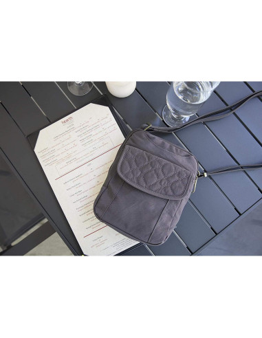 Bolso Antirrobo Travelon Pouch Sable 17.8x21.6cm