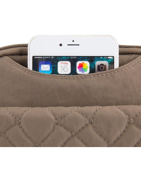 Bolso Antirrobo Travelon Pouch Sable 17.8x21.6cm