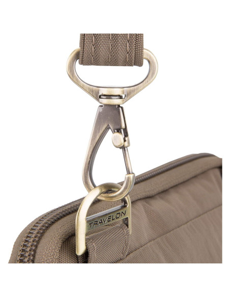 Bolso Antirrobo Travelon Pouch Sable 17.8x21.6cm