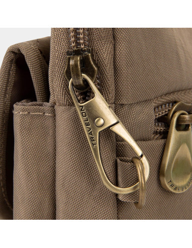 Bolso Antirrobo Travelon Pouch Sable 17.8x21.6cm