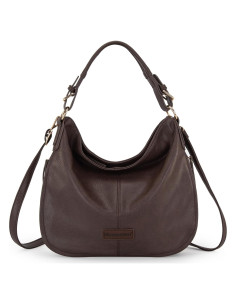 Bolso Hobo Montana West Café para Mujeres, 36x10x32cm