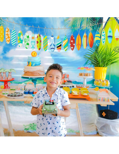 Adornos de Madera Colgantes Haooryx - 31 Piezas de Surf