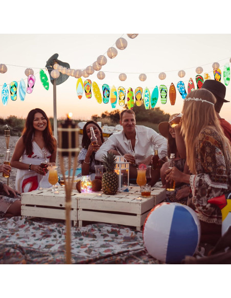 Adornos de Madera Colgantes Haooryx - 31 Piezas de Surf