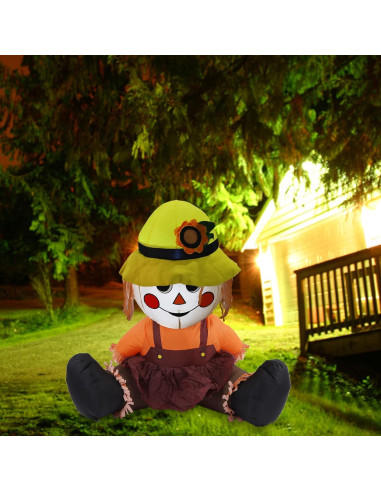 Espantapájaros Inflable Pyhodi 108x75 cm con Luces LED