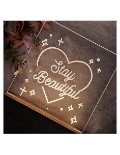 Tablero de Mensajes LED Personalizado Clma 14.99x17.97cm