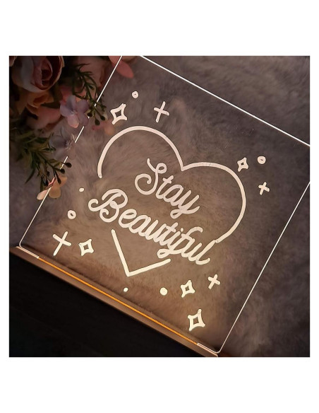 Tablero de Mensajes LED Personalizado Clma 14.99x17.97cm