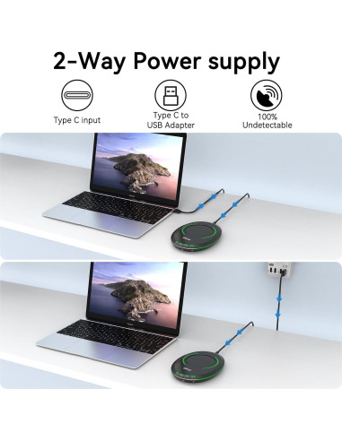 Movilizador de Mouse Giecy A10 Ultra Delgado con Temporizador