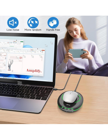 Movilizador de Mouse Giecy A10 Ultra Delgado con Temporizador