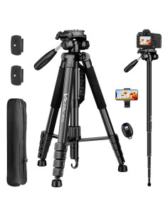 Trípode Victiv T72 182,88 cm Monopod Control Remoto