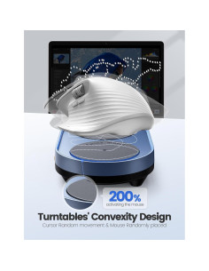 Ratón Jiggler Starviky Doble Plato Silencioso 15x9cm 2