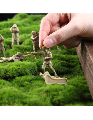 Soldados de Juguete LOVESTOWN 100 Piezas Verde Amarillo