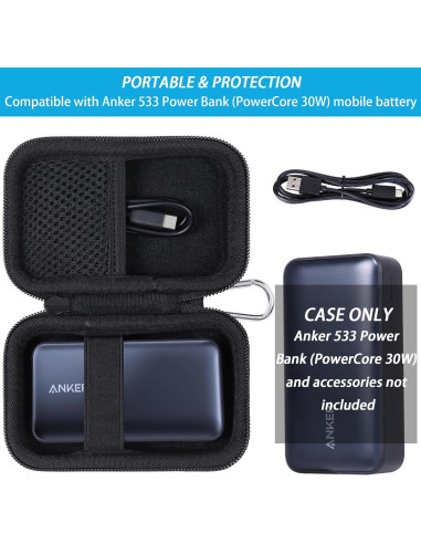 Funda Dura Khanka para Batería Portátil Anker 10000mAh