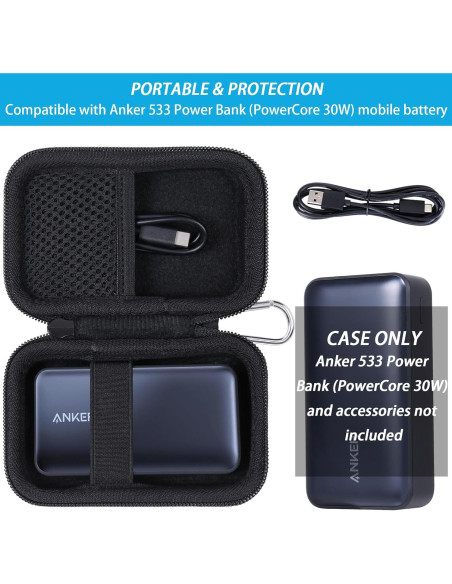 Funda Dura Khanka para Batería Portátil Anker 10000mAh