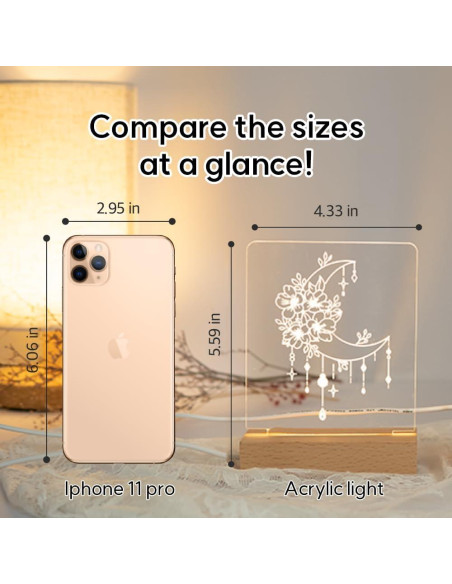 Tablero de Mensajes LED Personalizado Clma 14.99x17.97cm