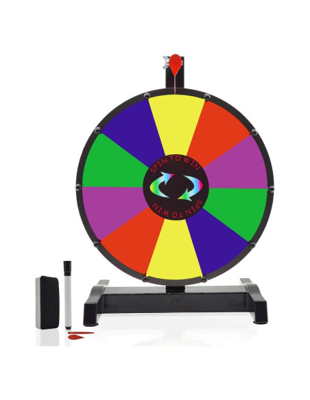 Rueda de premios giratoria SCZS 30 cm con 10 espacios