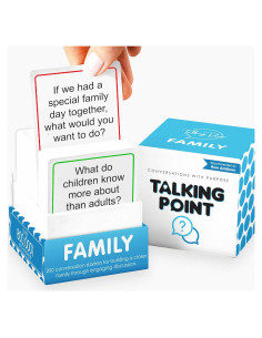 200 Tarjetas de Conversación Familiar - Talking Point - Juego Interactivo