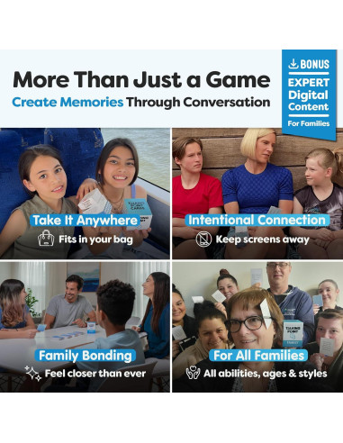 200 Tarjetas de Conversación Familiar - Talking Point - Juego Interactivo