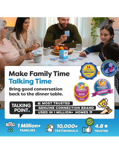 200 Tarjetas de Conversación Familiar - Talking Point - Juego Interactivo