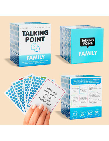 200 Tarjetas de Conversación Familiar - Talking Point - Juego Interactivo