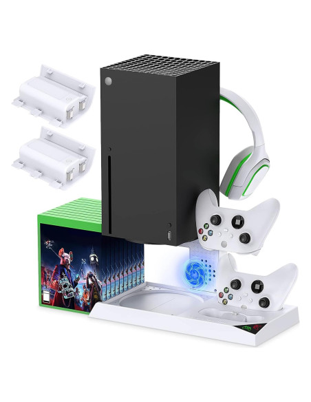 Estación de Carga YUANHOT para Xbox Series X con Enfriamiento