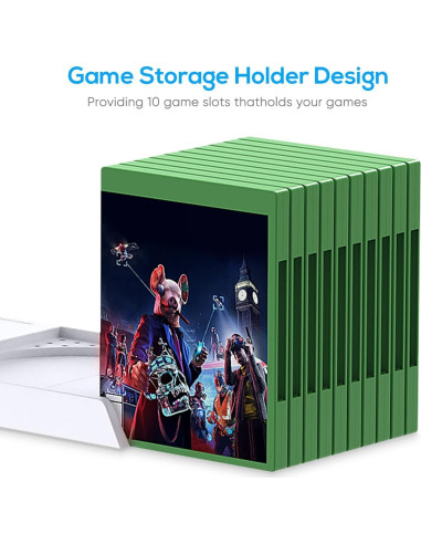 Estación de Carga YUANHOT para Xbox Series X con Enfriamiento