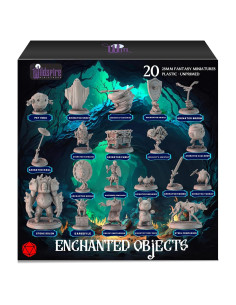 20 Miniaturas Encantadas D&D Wildspire Accesorios Fantasía