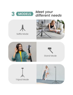 Trípode YUMAZLA 1.8m para iPhone con control remoto 2