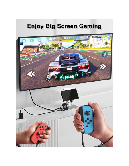 Dock para Nintendo Switch Dnkeaur HDMI 4K Carga Portátil