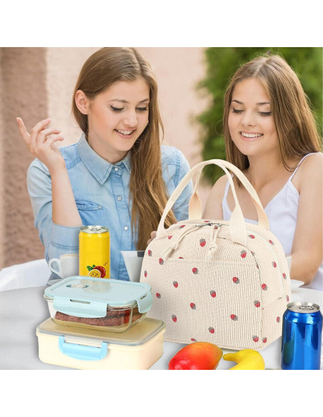 Bolsa de Almuerzo Bluboon Corduroy 3L Impermeable Moderna