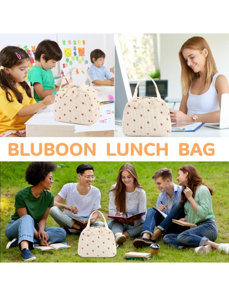 Bolsa de Almuerzo Bluboon Corduroy 3L Impermeable Moderna