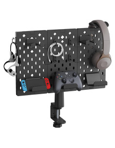 Soporte Modular para Auriculares PEGZONE 3 Piezas Negro