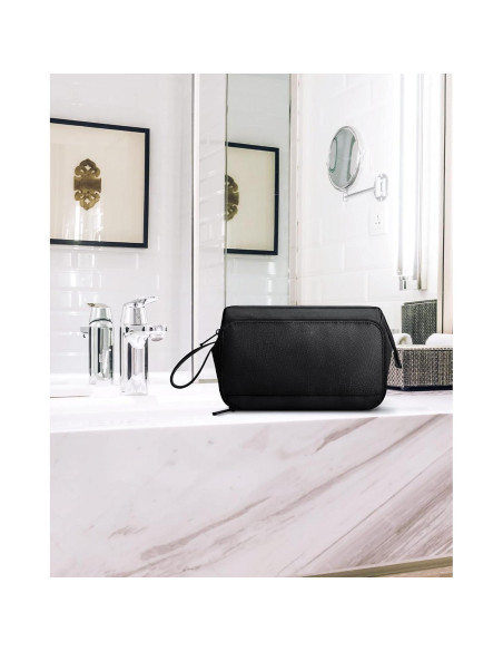 BAGSMART Neceser de Aseo Hombre Negro Resistente al Agua