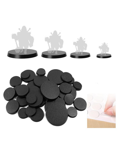 Bases Redondas 120pcs EVEMODEL 25mm 32mm 40mm 50mm