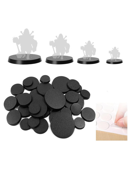 Bases Redondas 120pcs EVEMODEL 25mm 32mm 40mm 50mm Bases Redondas 120pcs EVEMODEL 25mm 32mm 40mm 50mm